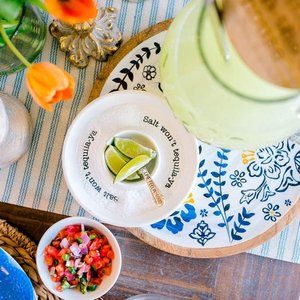 Mud Pie Lime and Salt Rimmer Tequila Margarita Set
